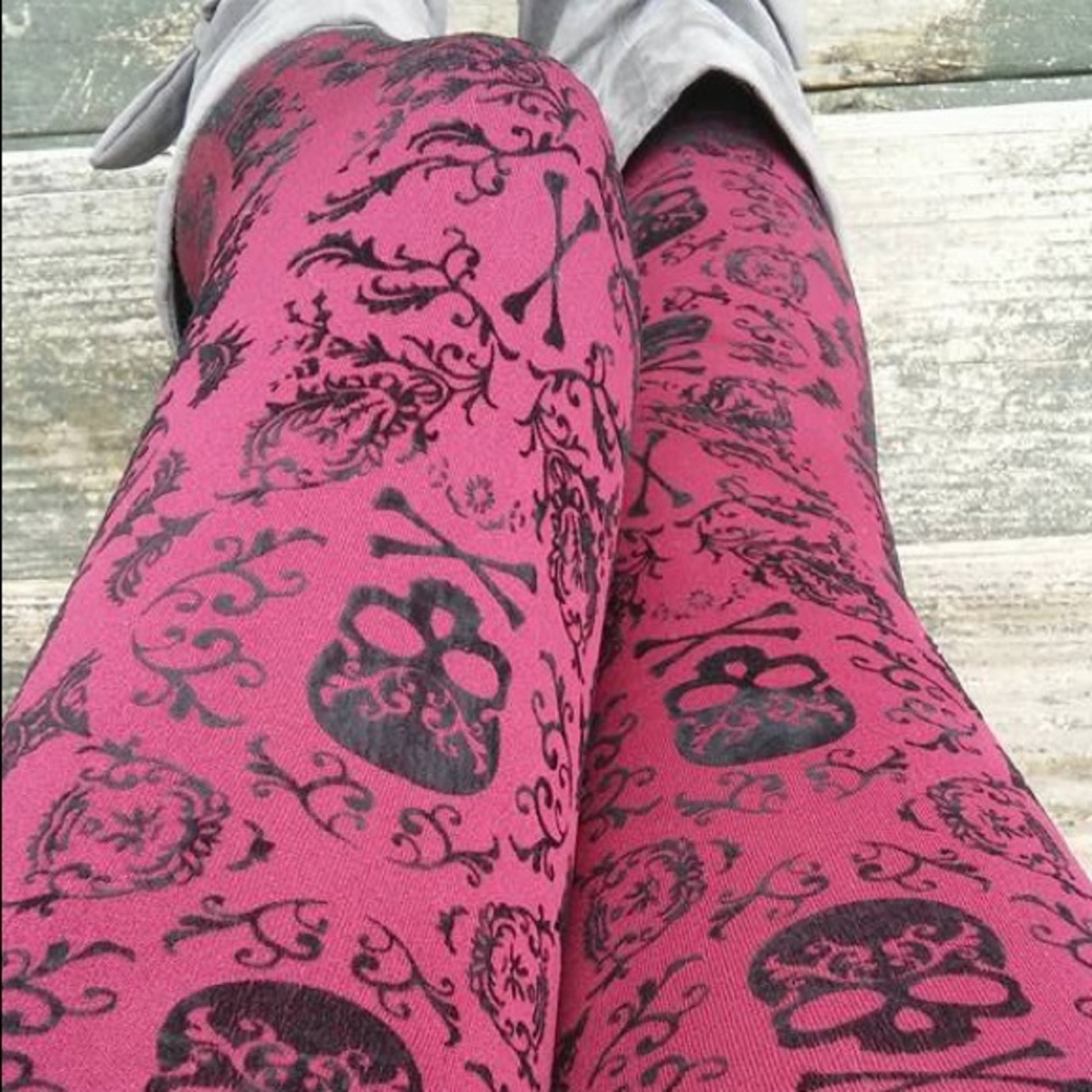 Fleece 💀 SKULL leggings